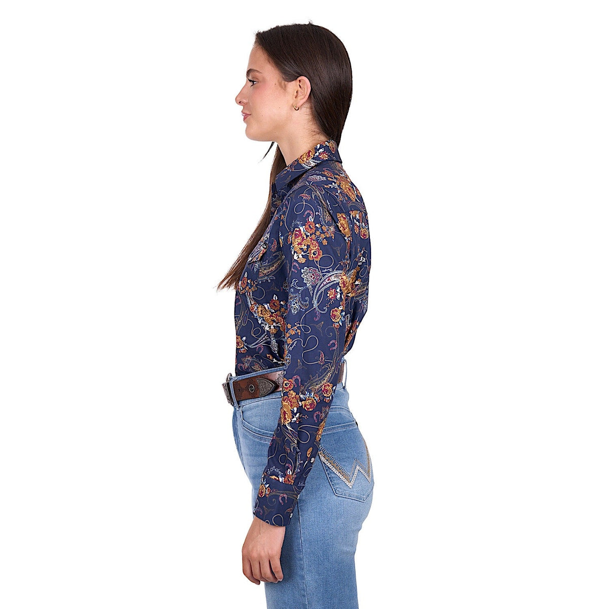 Wrangler Women’s Bronx Shirt - Navy