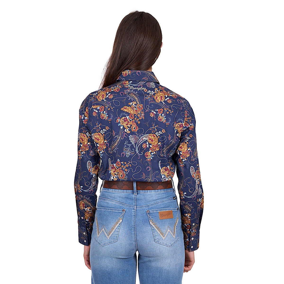 Wrangler Women’s Bronx Shirt - Navy