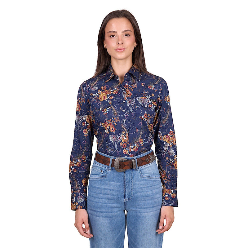 Wrangler Women’s Bronx Shirt - Navy