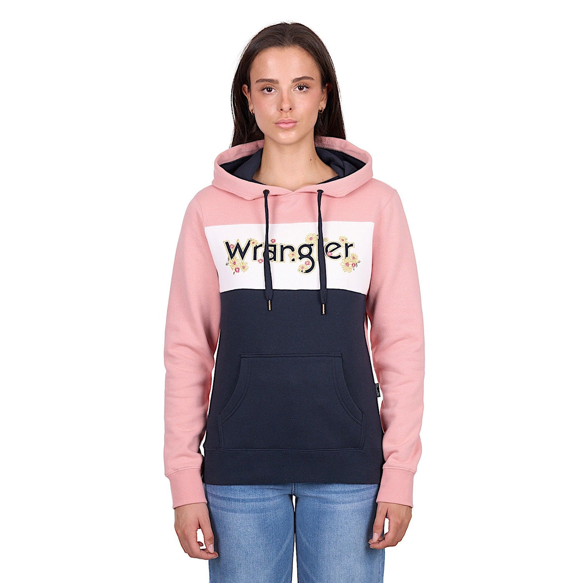 Wrangler Women’s Brooke Hoodie - Rose/Navy