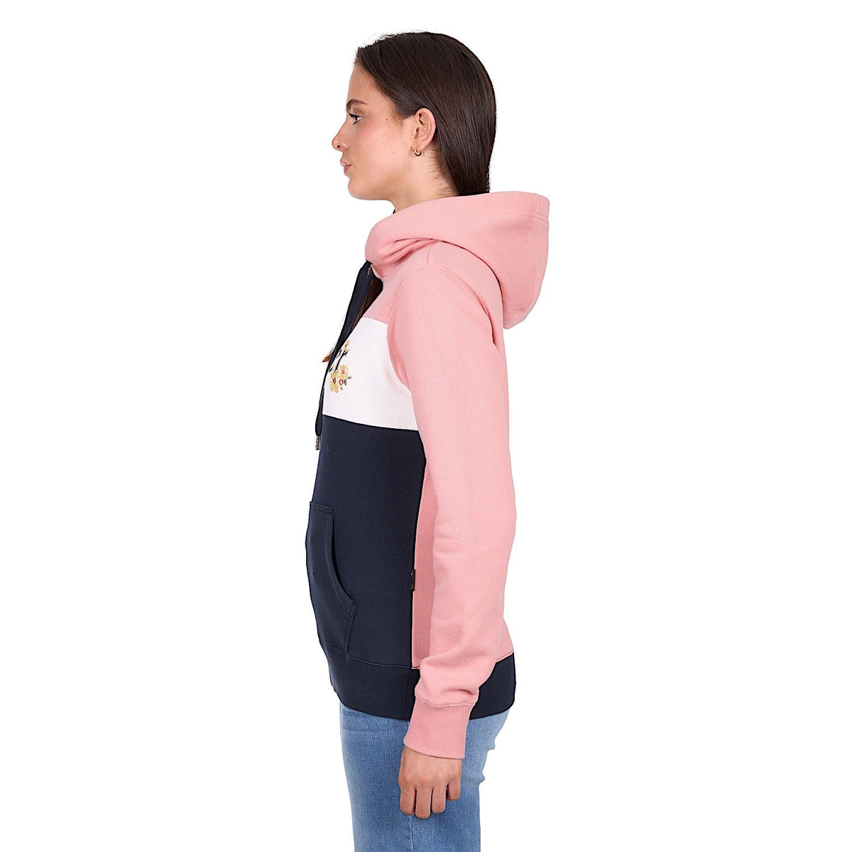 Wrangler Women’s Brooke Hoodie - Rose/Navy