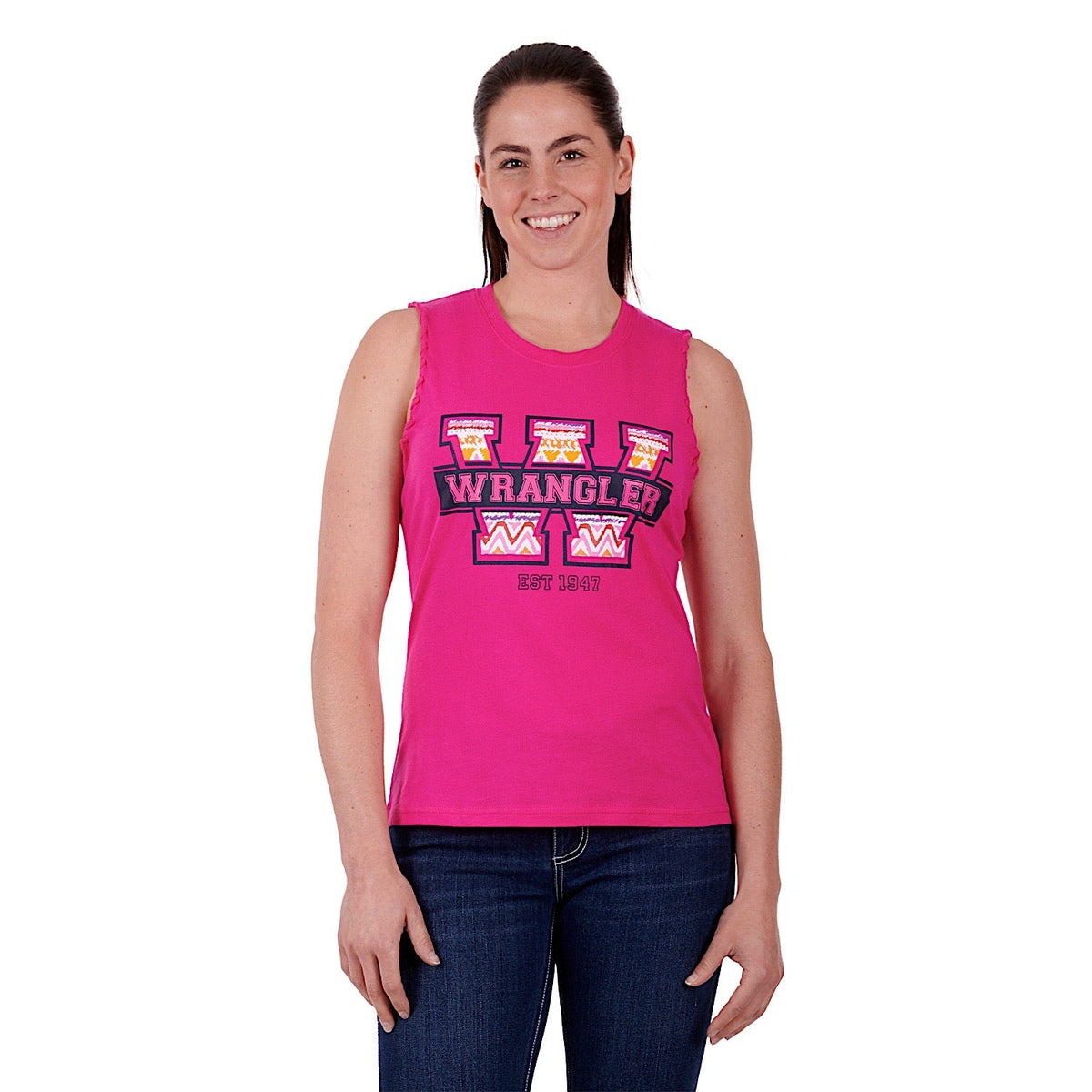 Wrangler Women’s Cecilia Tank Pink