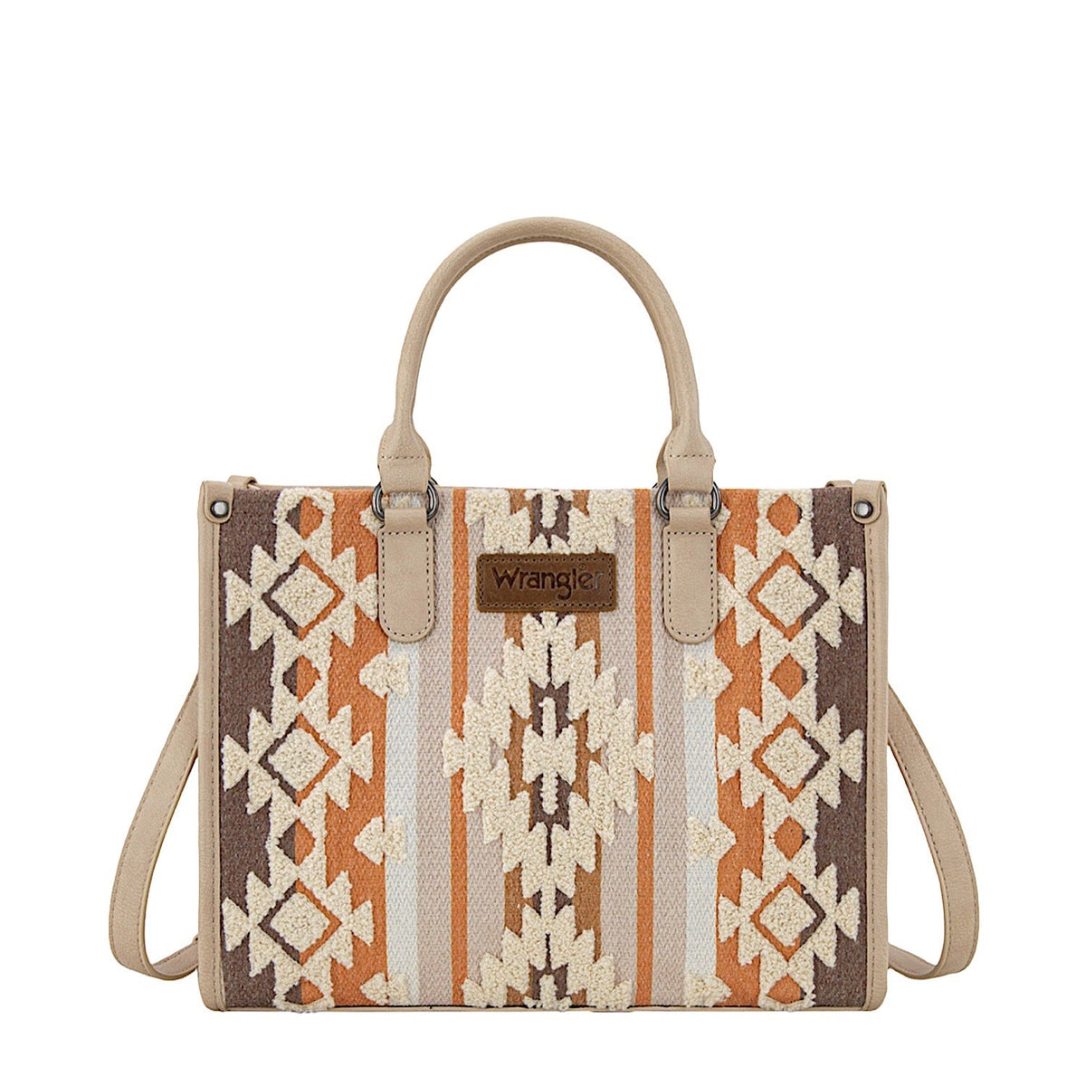 Wrangler Women’s Cilia Crossbody Tote Bag - Natural