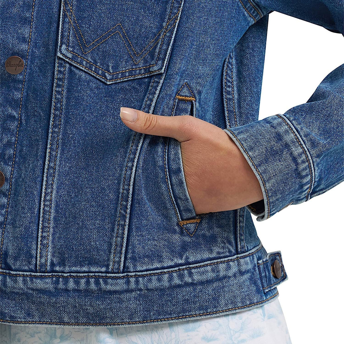 Wrangler Women's Classic Denim Jacket - Light Wash