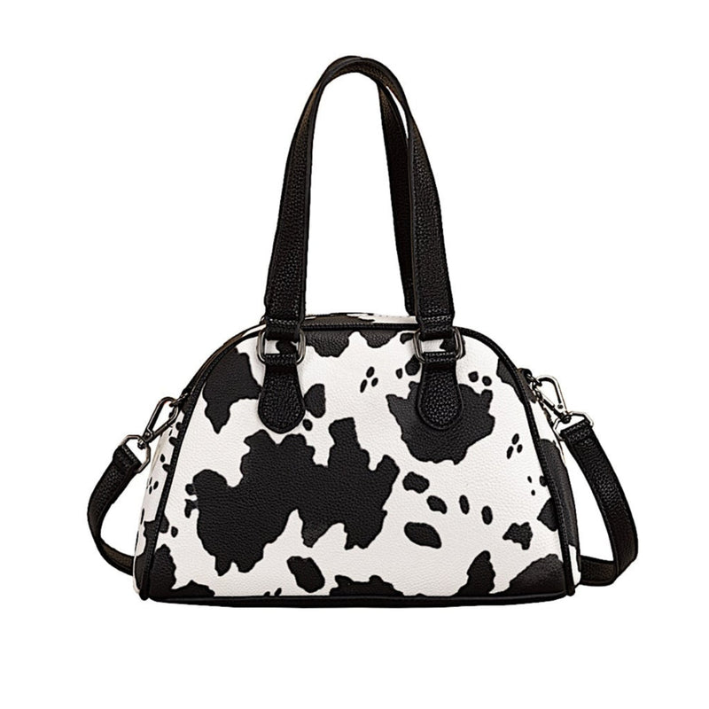 Wrangler Women’s Cow Print Handbag - Tan