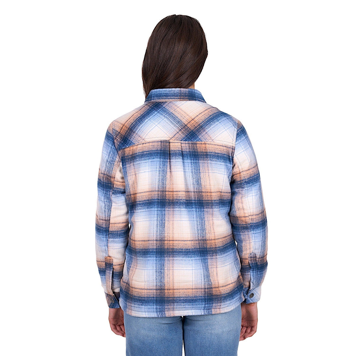 Wrangler Women’s Darla Shirt Jacket - Blue/Clay