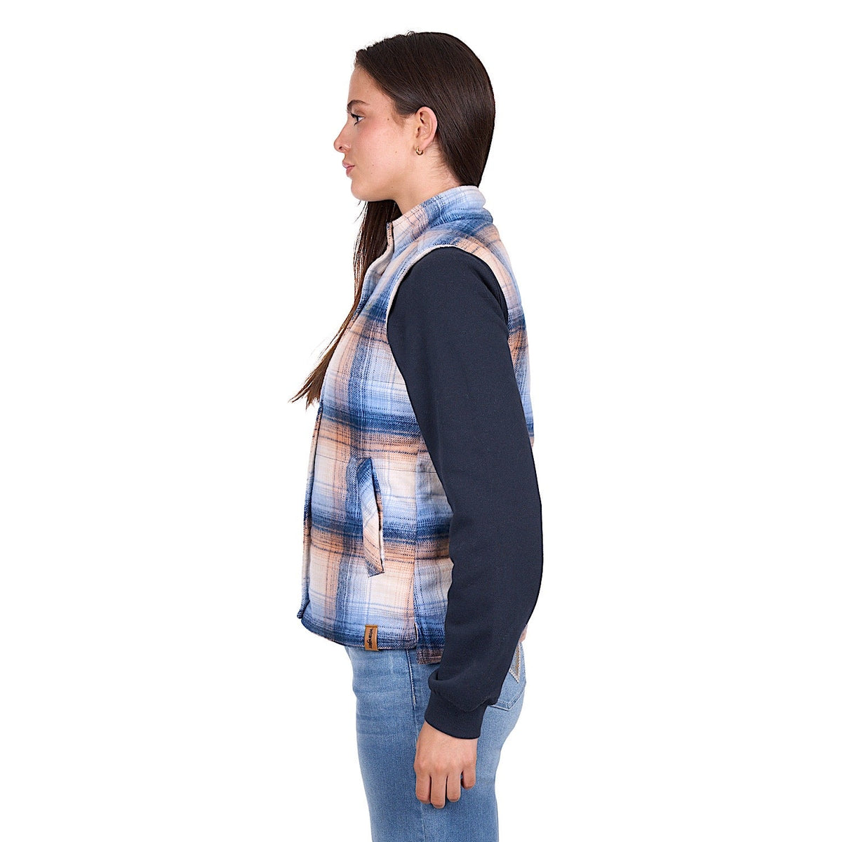 Wrangler Women’s Darla Vest - Blue/Clay