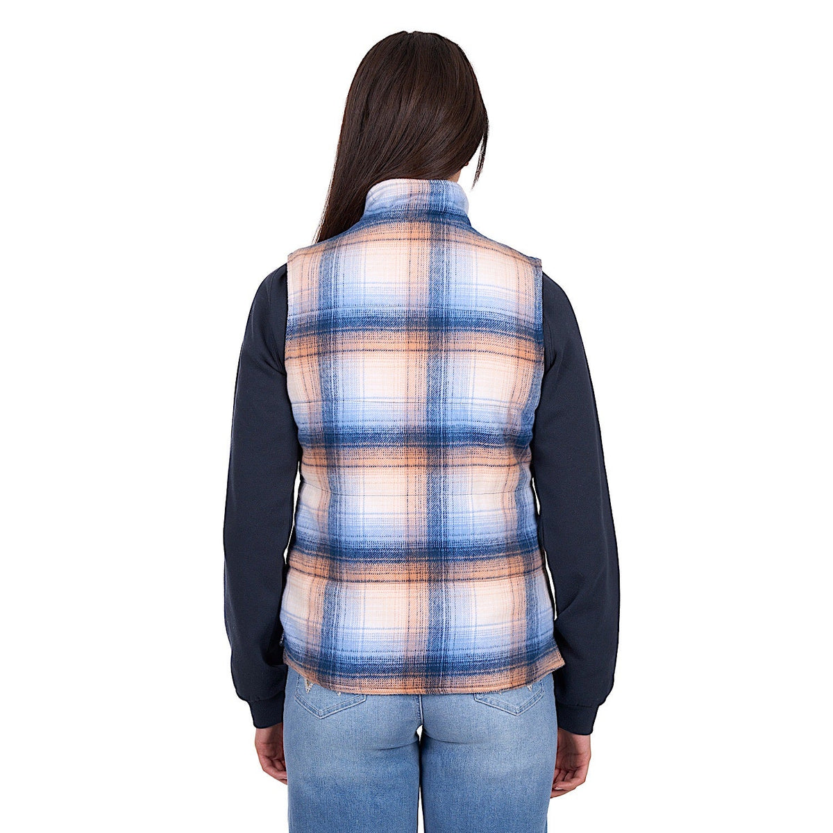 Wrangler Women’s Darla Vest - Blue/Clay