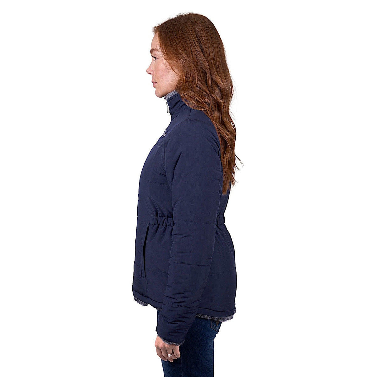 Wrangler Women’s Denver Reversible Jacket - Navy/Charcoal