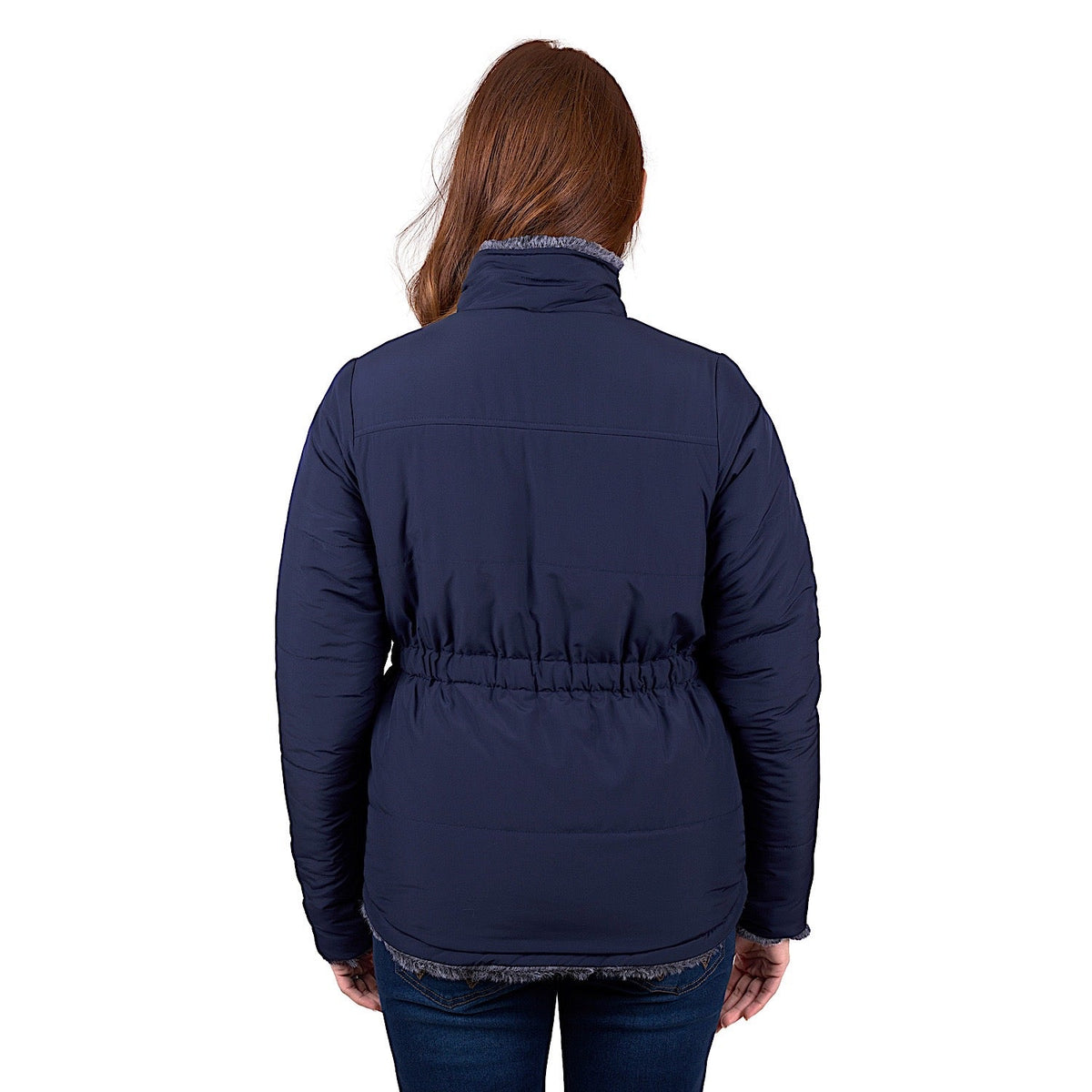 Wrangler Women’s Denver Reversible Jacket - Navy/Charcoal