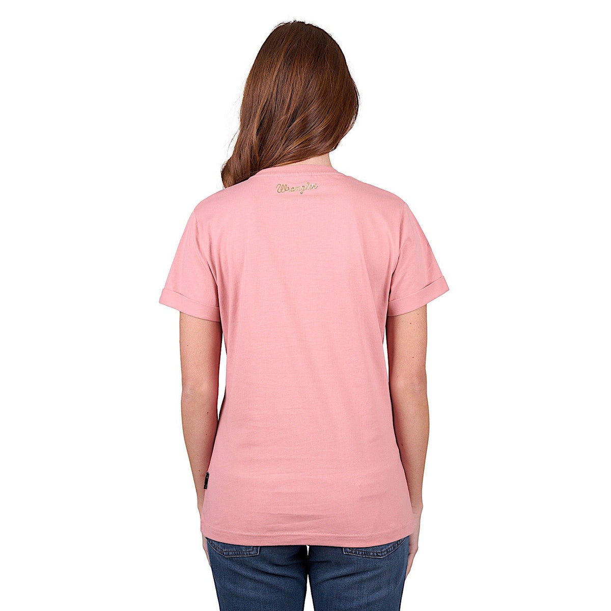 Wrangler Women’s Giselle Short Sleeve Tee - Pink