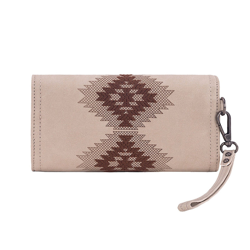 Wrangler Women’s Harper Aztec Wallet - Beige
