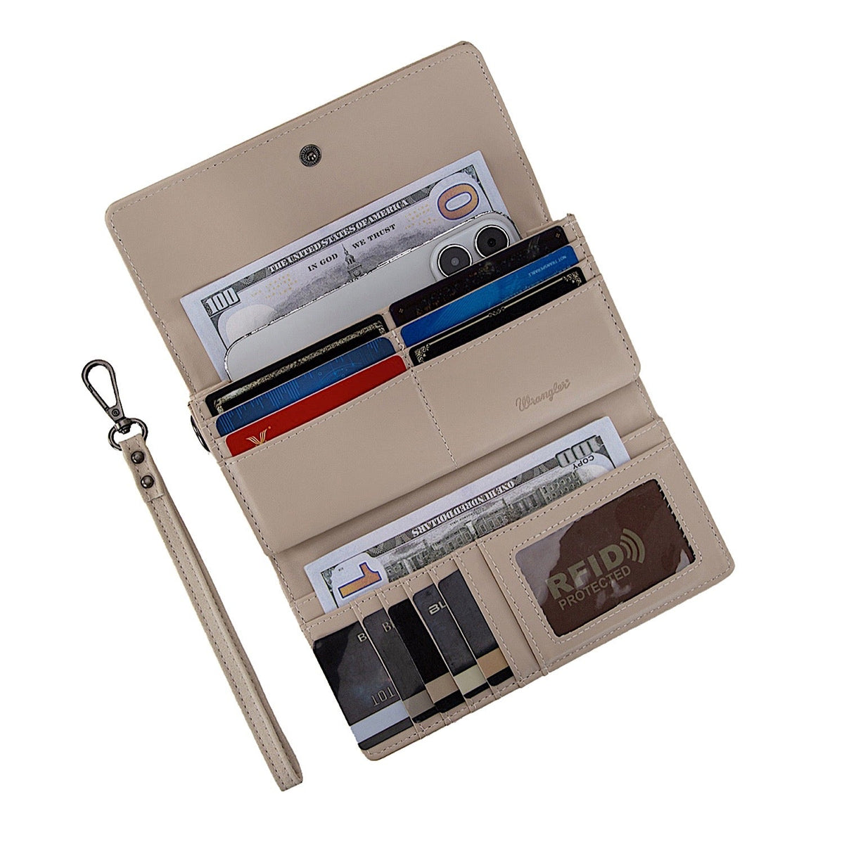 Wrangler Women’s Harper Aztec Wallet - Beige