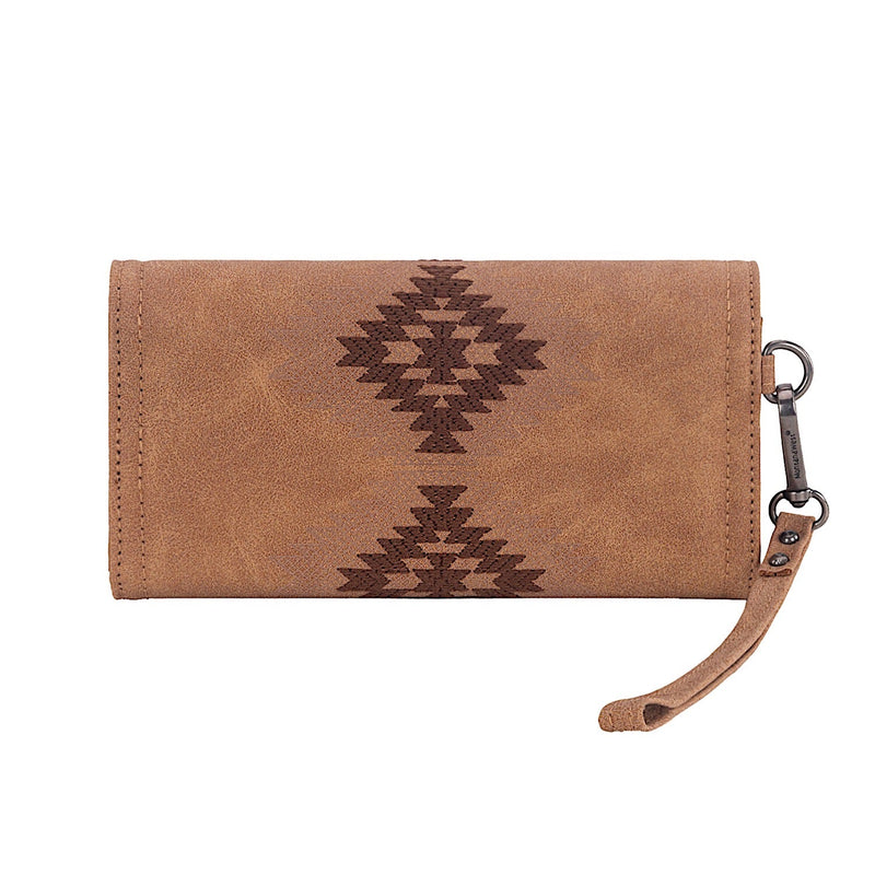 Wrangler Women’s Harper Aztec Wallet - Tan