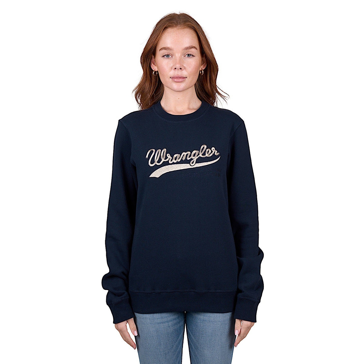 Wrangler Women’s Kylie Crew - Navy