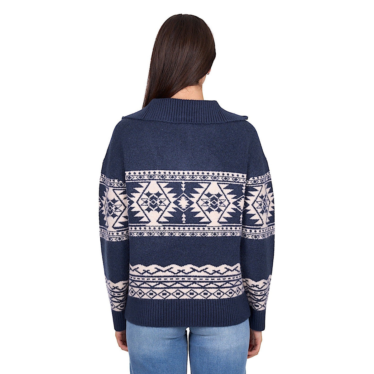 Wrangler Women’s Lacey 1/4 Pullover - Navy