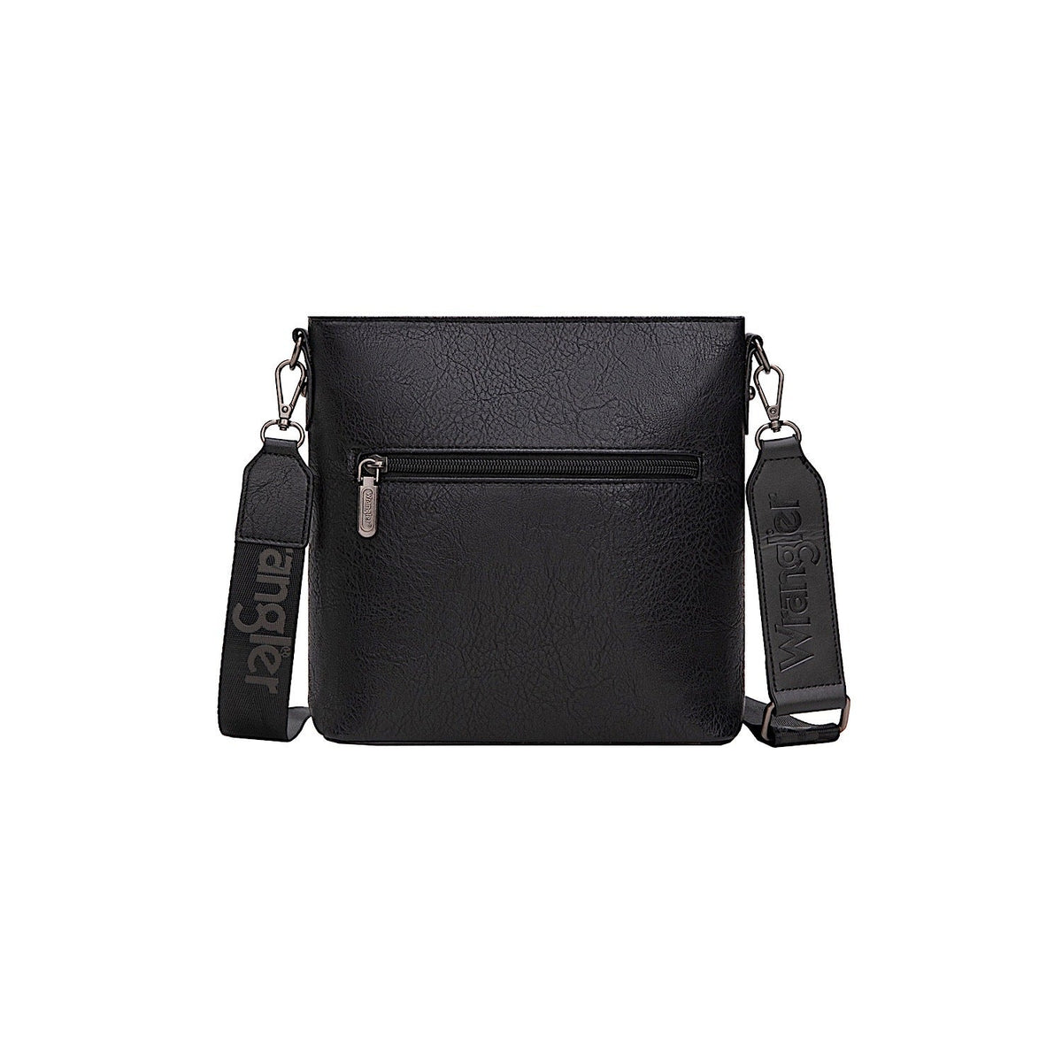 Wrangler Women’s Lana Aztec Print Crossbody Bag - Black
