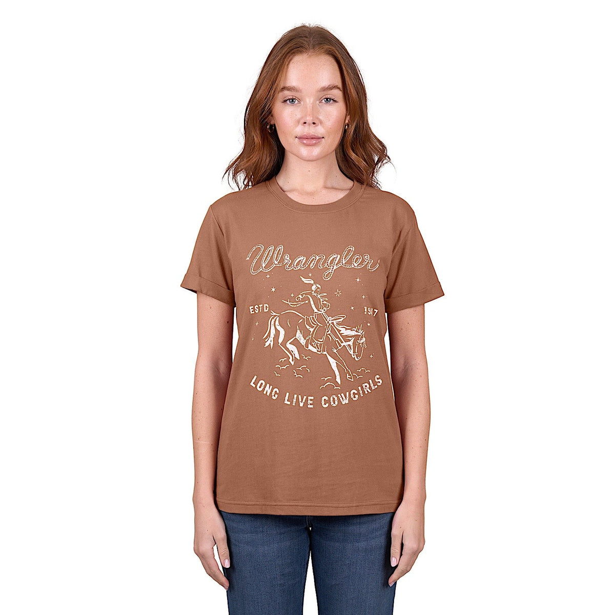 Wrangler Women’s Layla Short Sleeve Tee - Copper