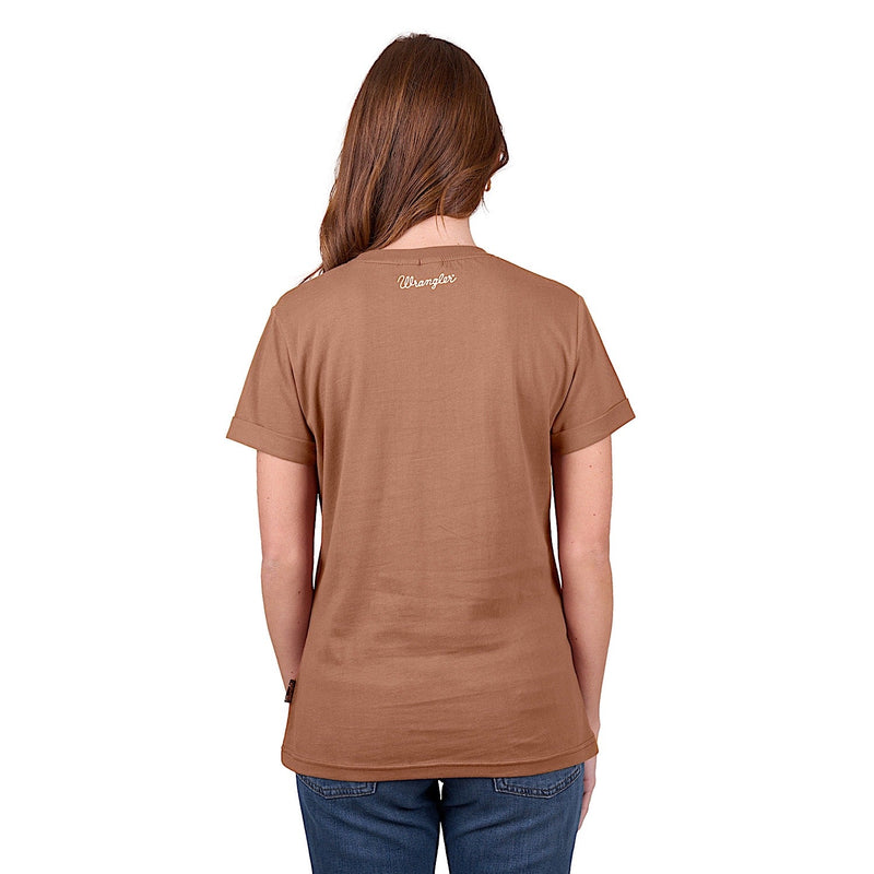 Wrangler Women’s Layla Short Sleeve Tee - Copper