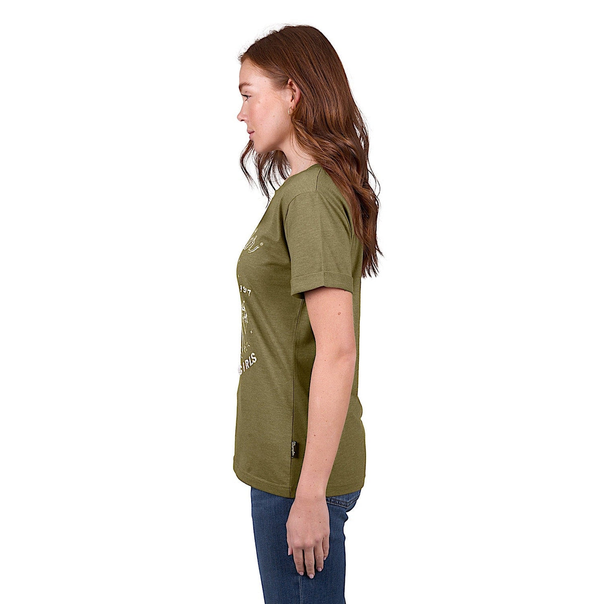 Wrangler Women’s Layla Short Sleeve Tee - Khaki Marle