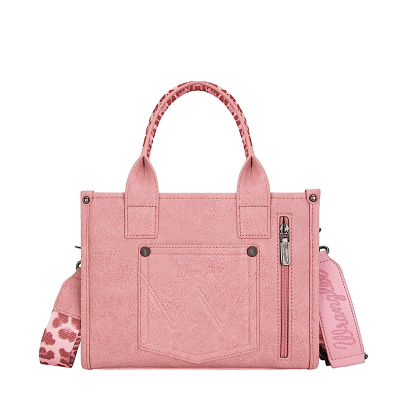 Wrangler Women’s Leopard Print Crossbody Bag - Pink
