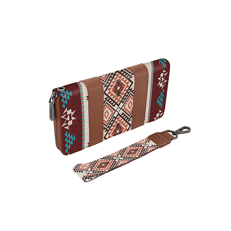 Wrangler Women’s Lia Aztec Wallet - Brown