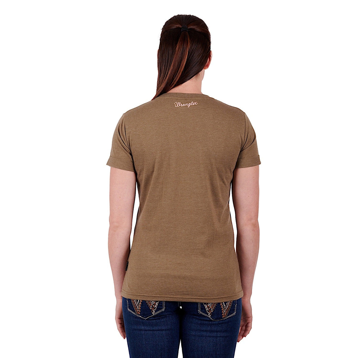 Wrangler Women’s Liana Tee Khaki Marle