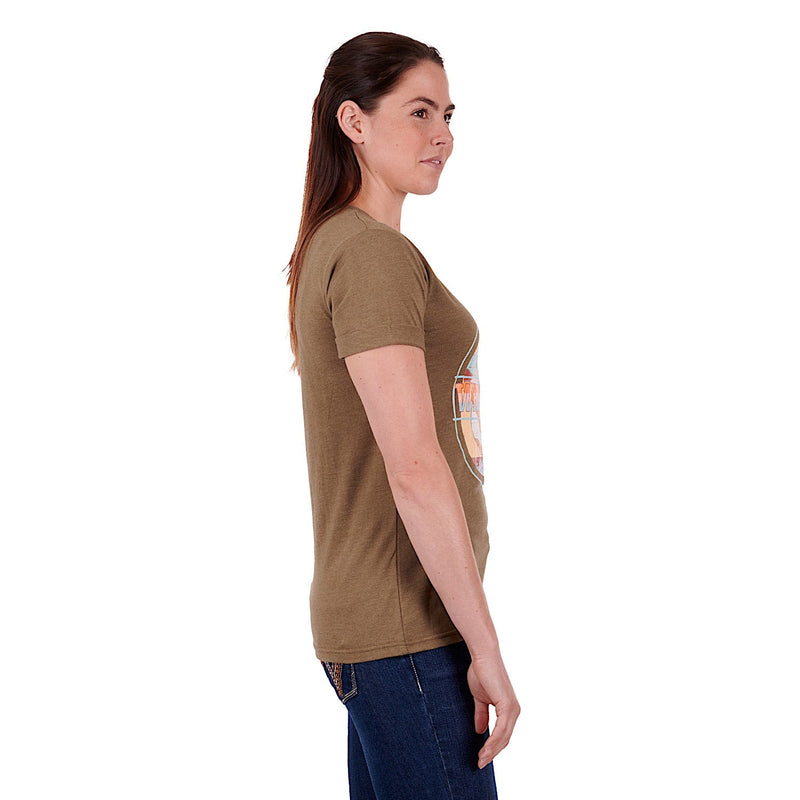 Wrangler Women’s Liana Tee Khaki Marle