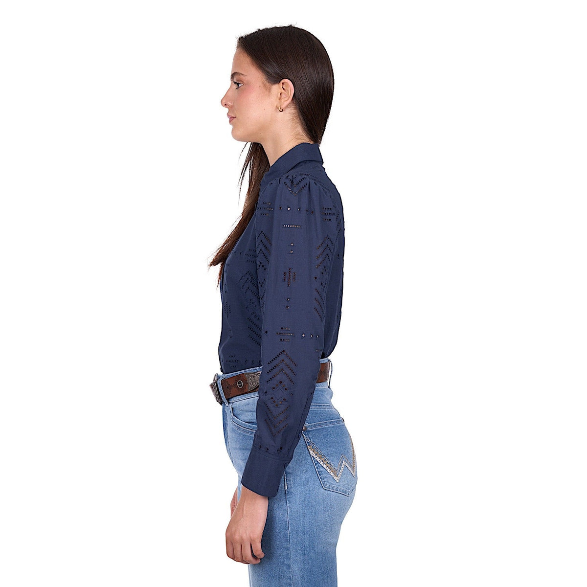 Wrangler Women’s Lily Shirt - Navy