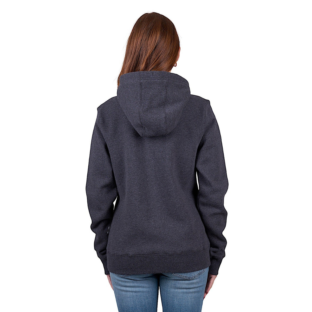 Wrangler Women’s Lola Zip Through Hoodie - Charcoal Marle