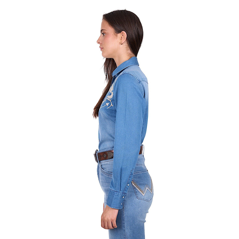 Wrangler Women’s Louise Shirt - Denim