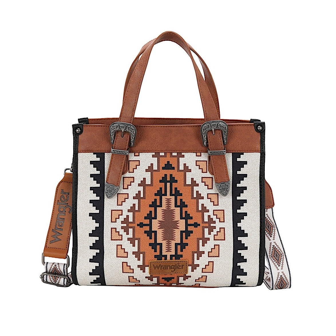 Wrangler Women’s Lucia Buckle Handle Bag - Tan