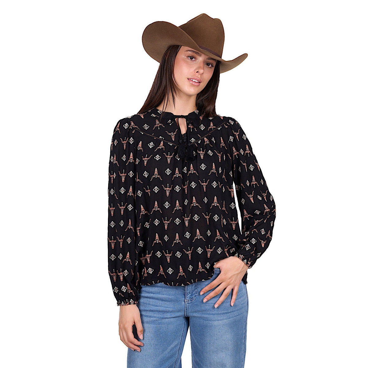 Wrangler Women’s Lucille Blouse - Black