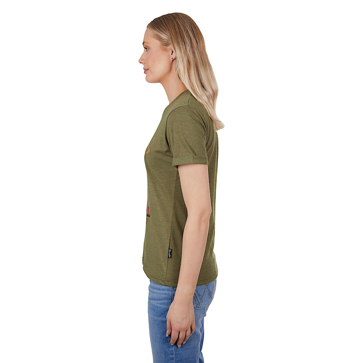 Wrangler Women’s Macy Tee Khaki Marle