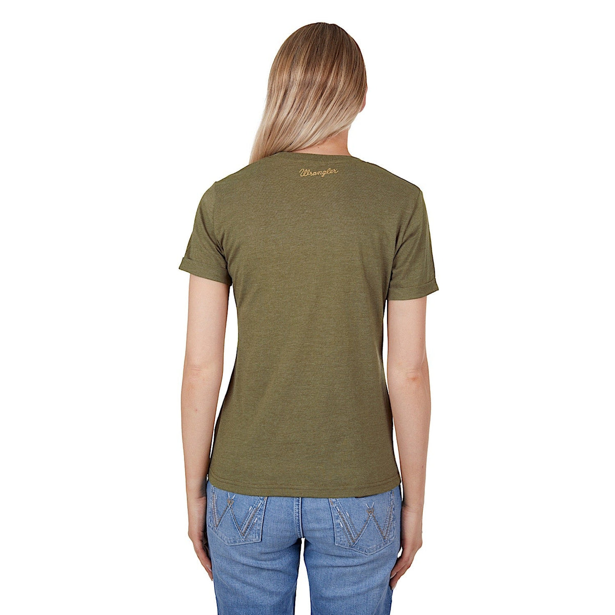 Wrangler Women’s Macy Tee Khaki Marle
