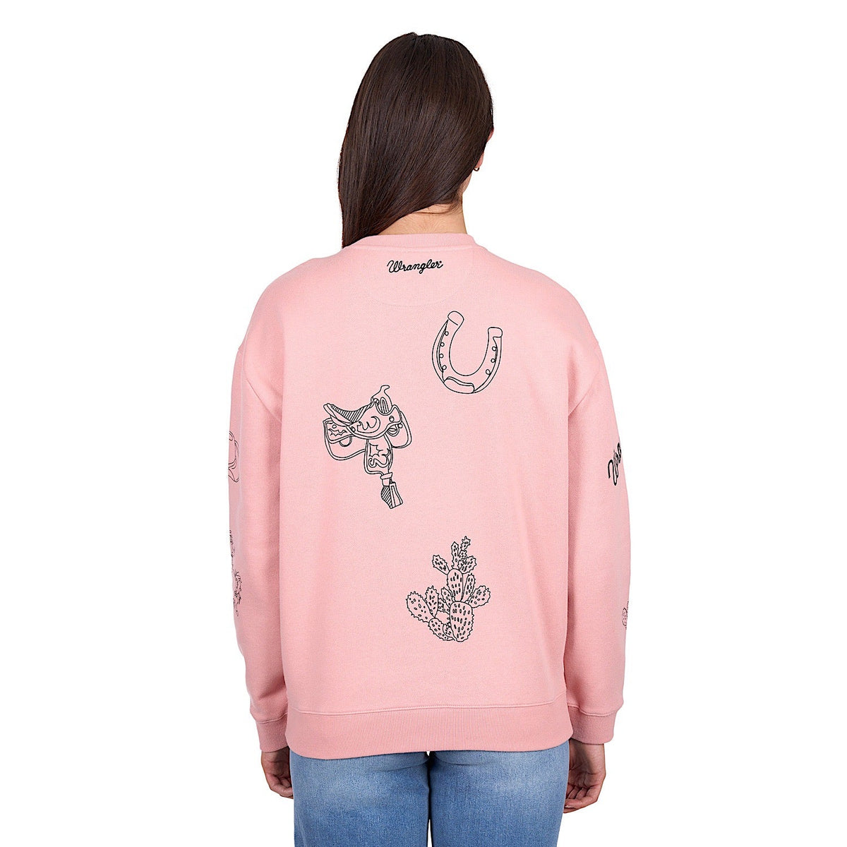 Wrangler Women’s Mallory Crew - Rose