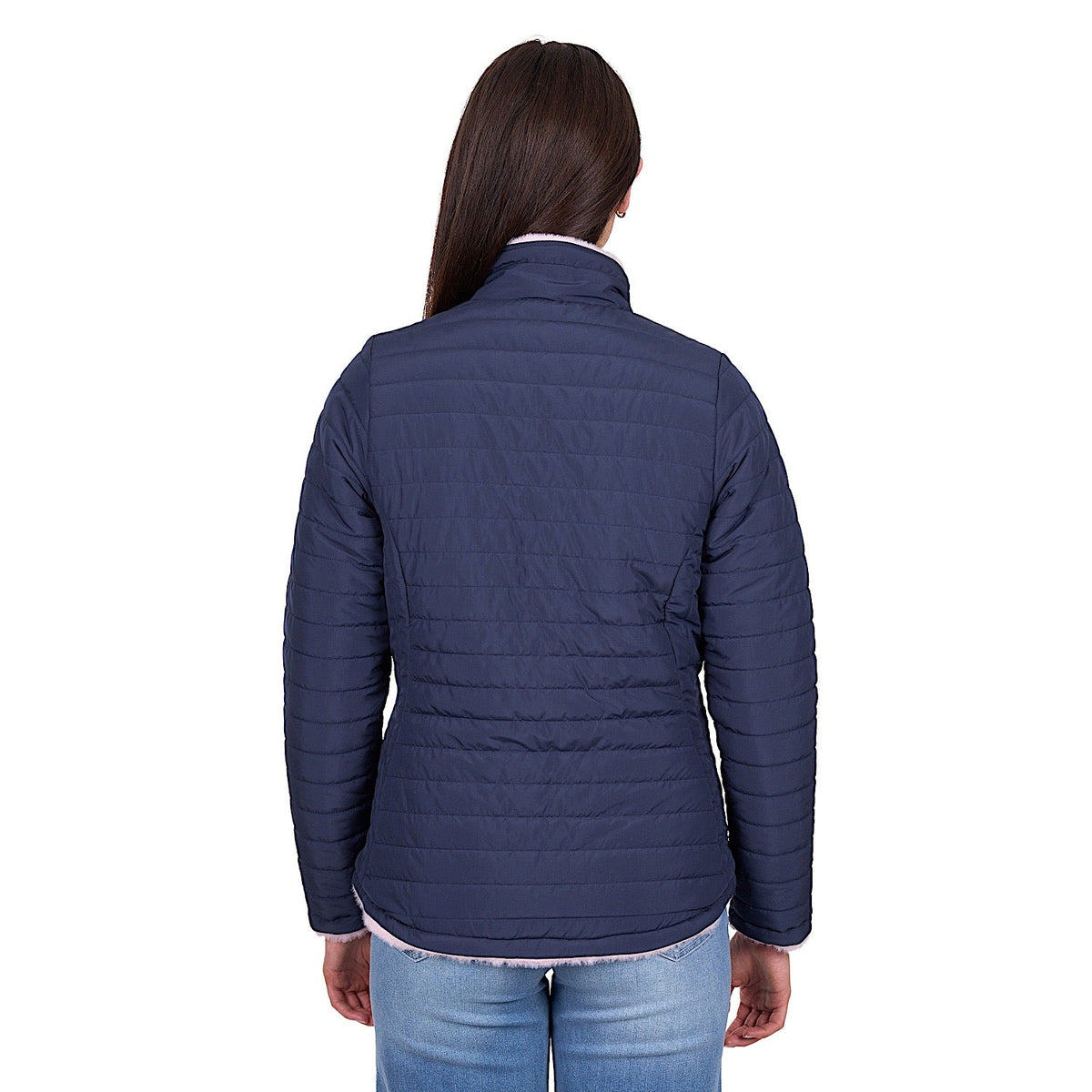 Wrangler Women’s Marta Reversible Jacket - Navy/Pink