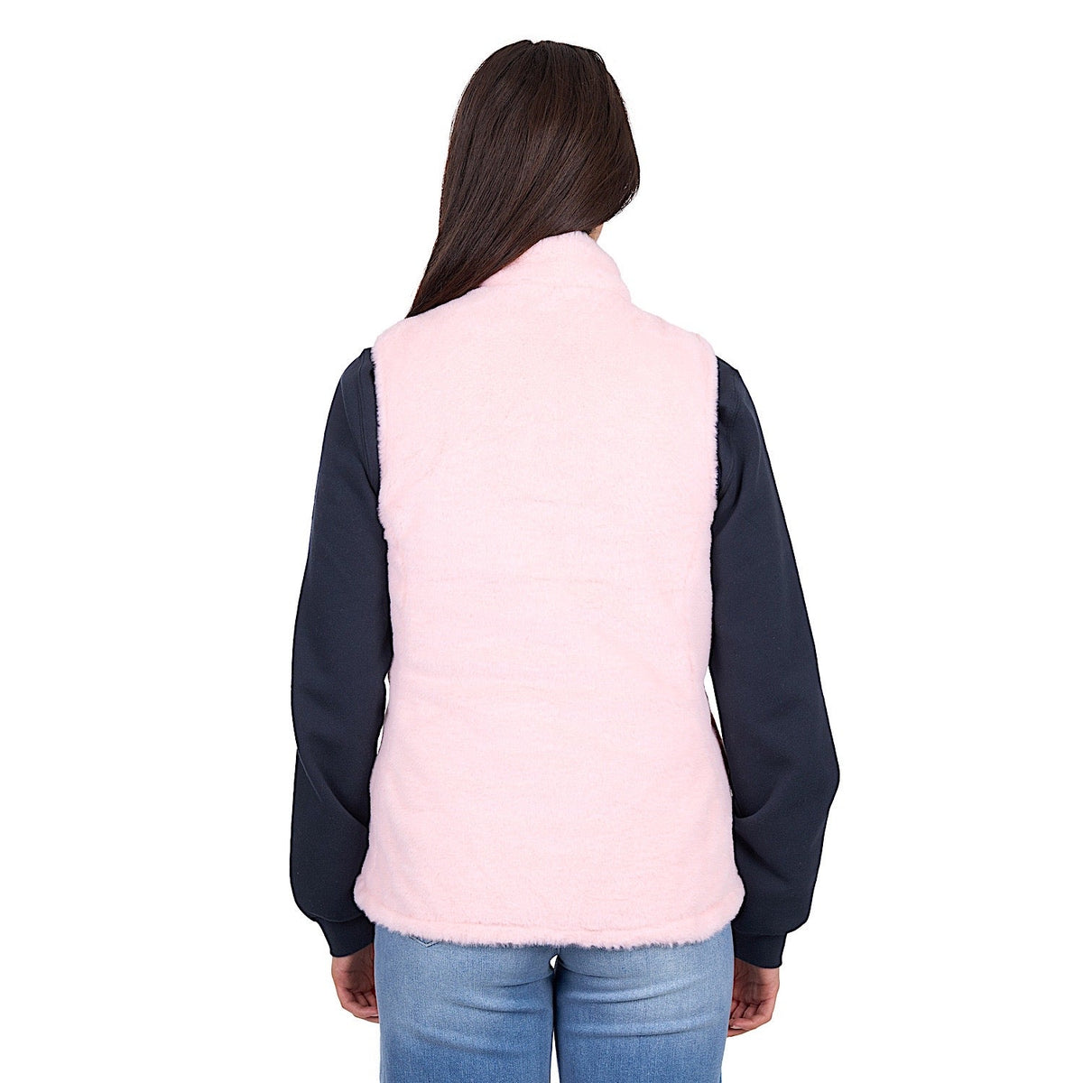 Wrangler Women’s Marta Reversible Vest - Navy/Pink