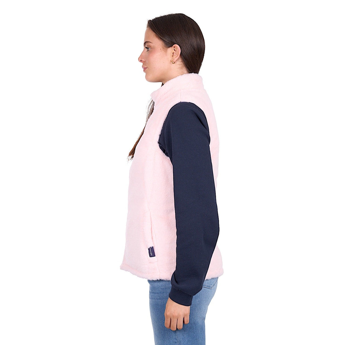 Wrangler Women’s Marta Reversible Vest - Navy/Pink