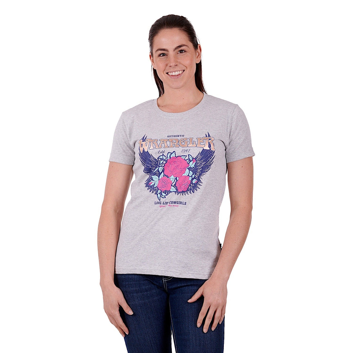 Wrangler Women’s Mila Tee White Marle
