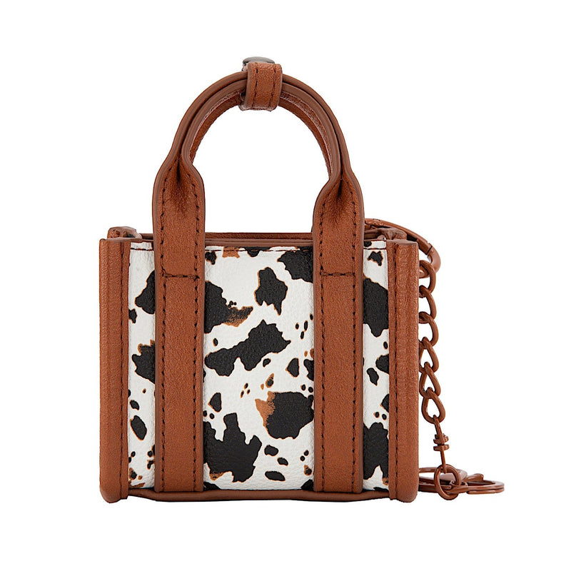Wrangler Women’s Mini Fun Size Tote Key Ring - Tan