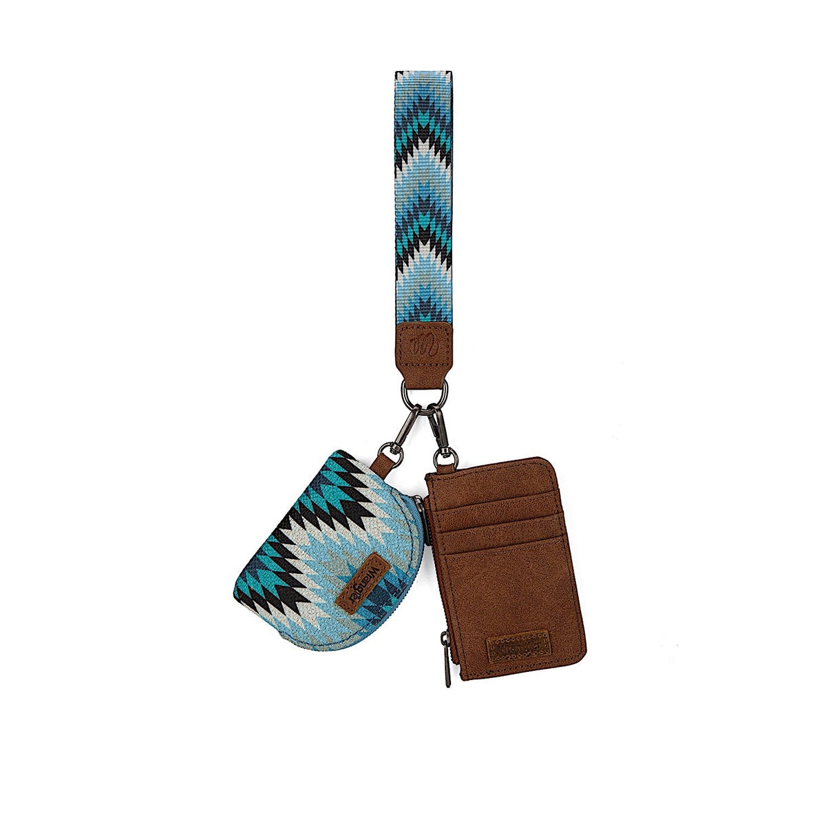 Wrangler Women’s Nevada Dual Pouch Wristlet - Blue