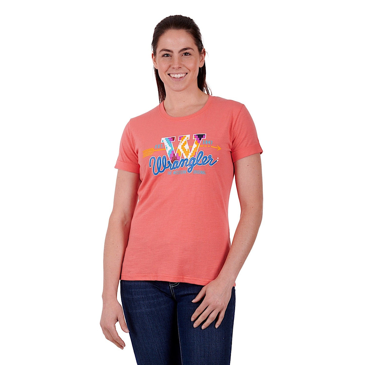 Wrangler Women’s Nova Tee Coral