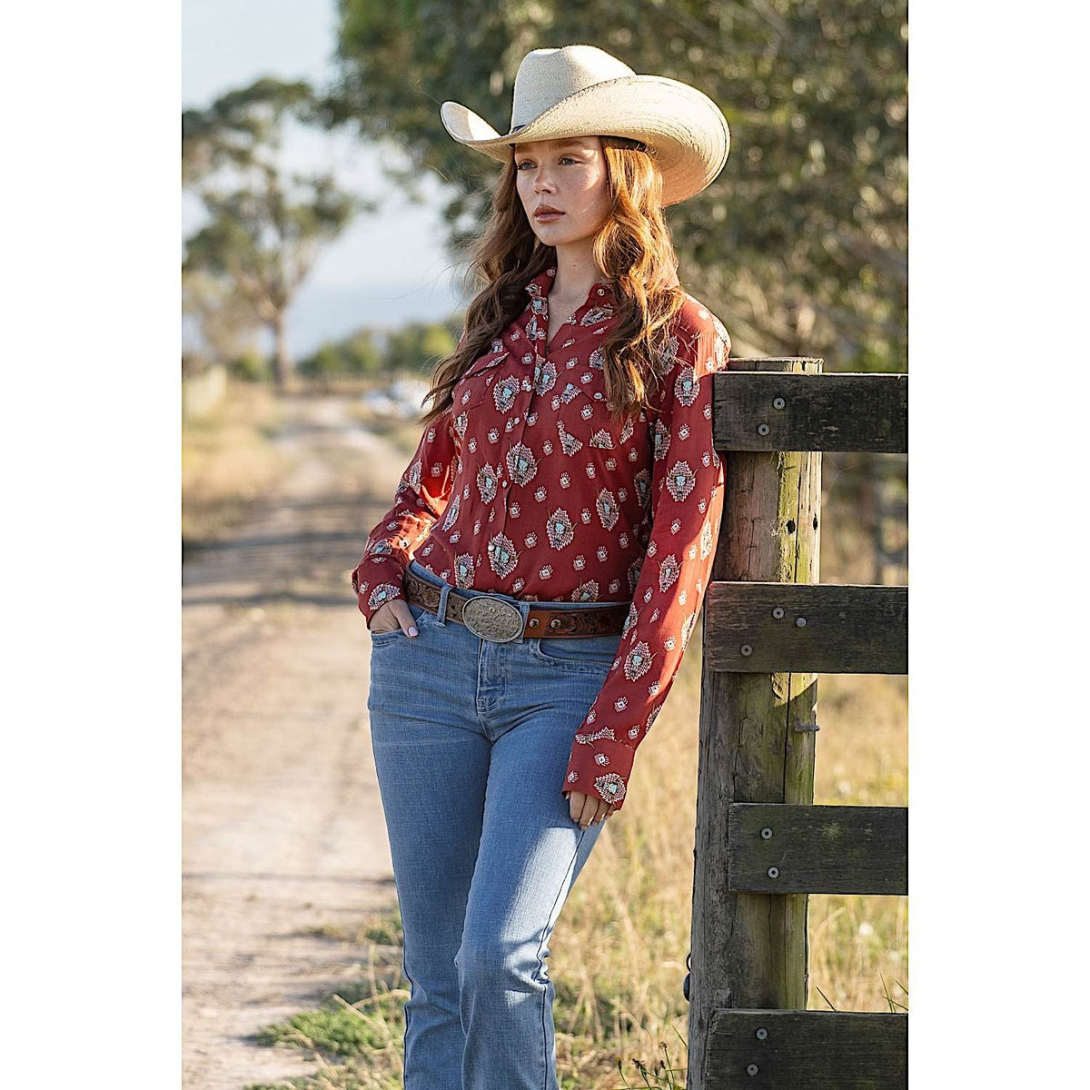 Wrangler Women’s Olivia Shirt Rust