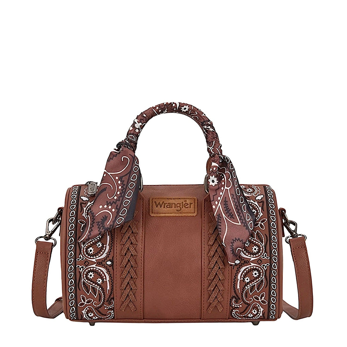 Wrangler Women’s Paisley Barrel Bag - Tan