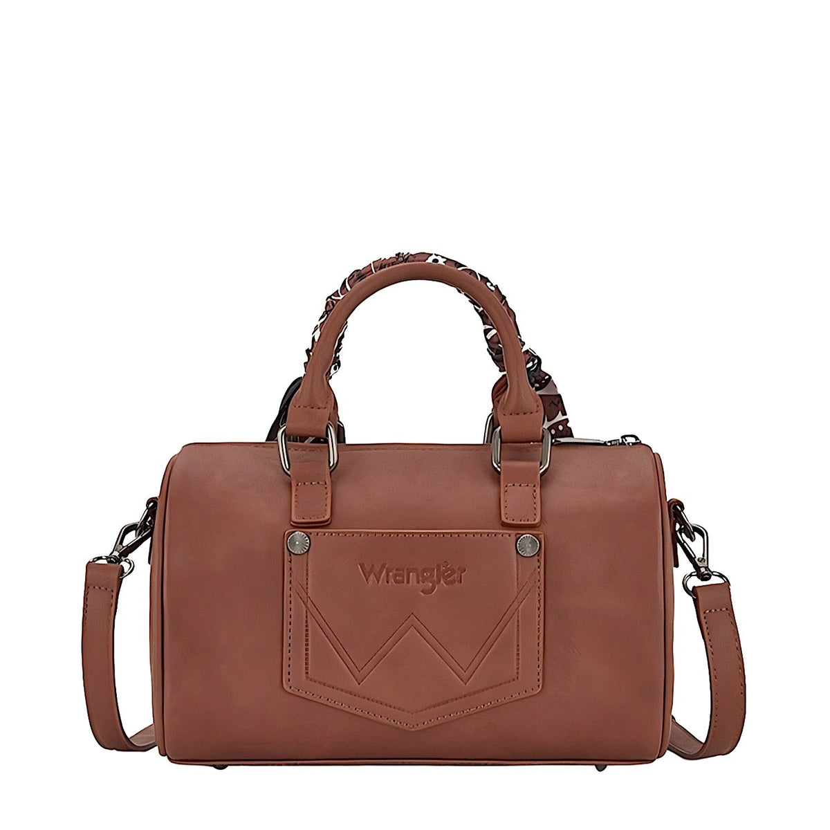 Wrangler Women’s Paisley Barrel Bag - Tan