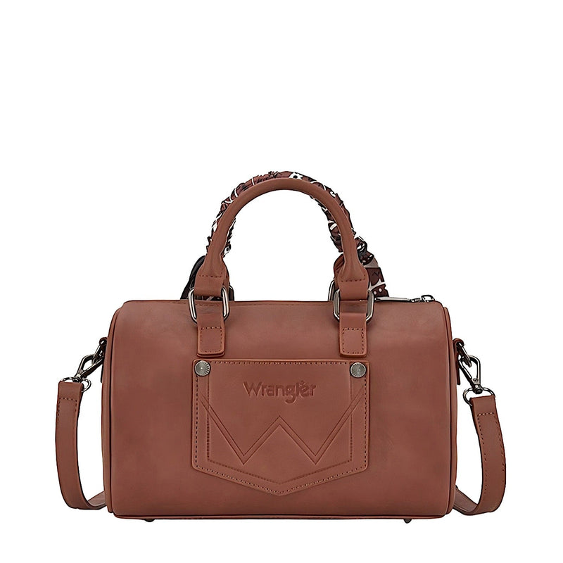 Wrangler Women’s Paisley Barrel Bag - Tan