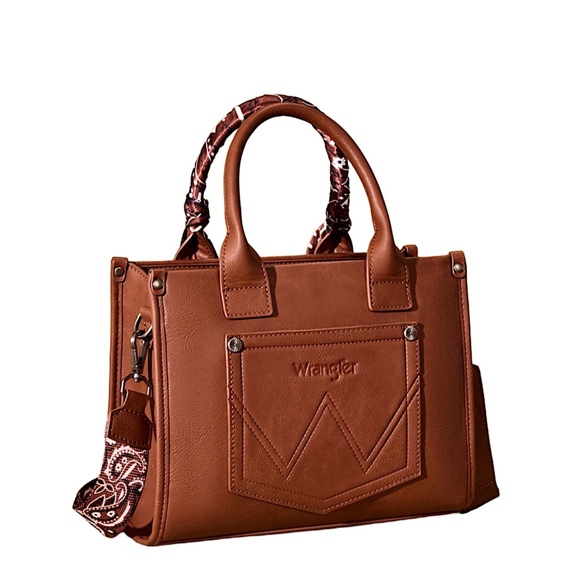 Wrangler Women’s Paisley Crossbody Bag - Blue