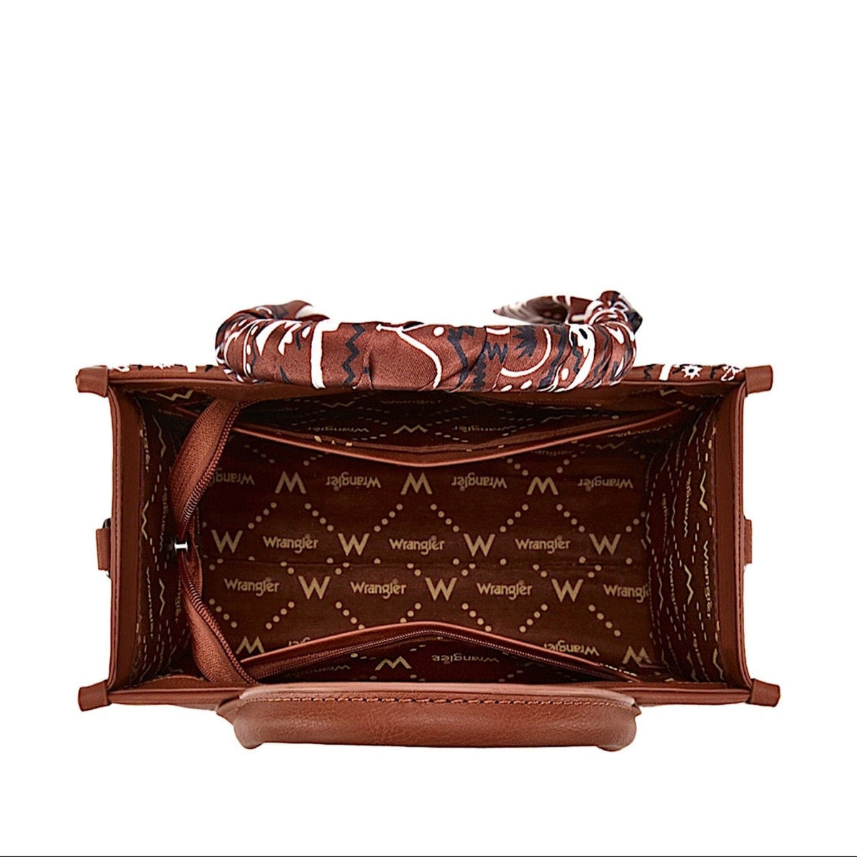 Wrangler Women’s Paisley Crossbody Bag - Tan