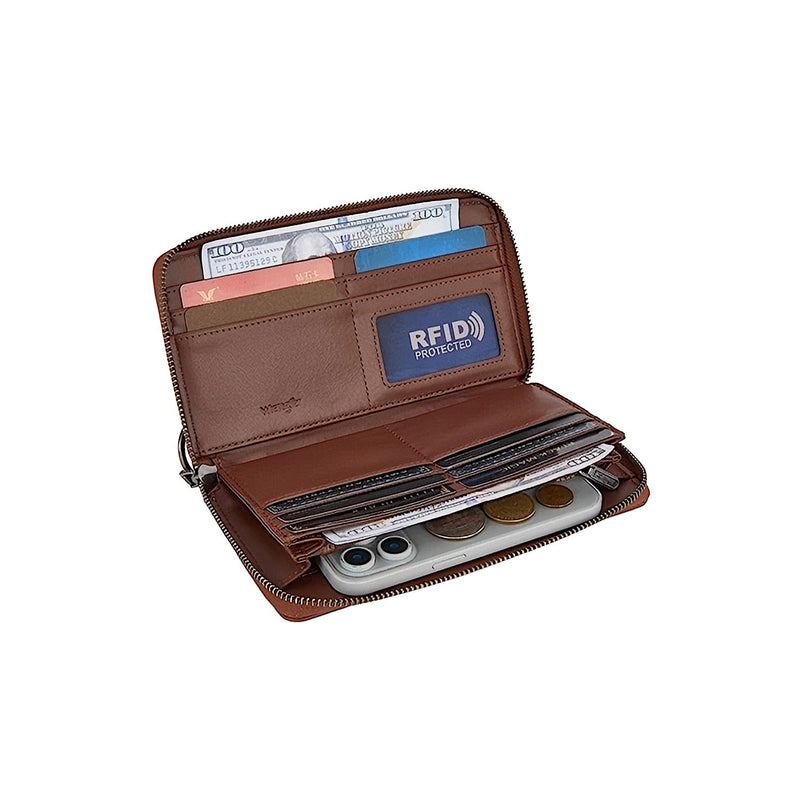 Wrangler Women’s Paisley Wallet - Tan